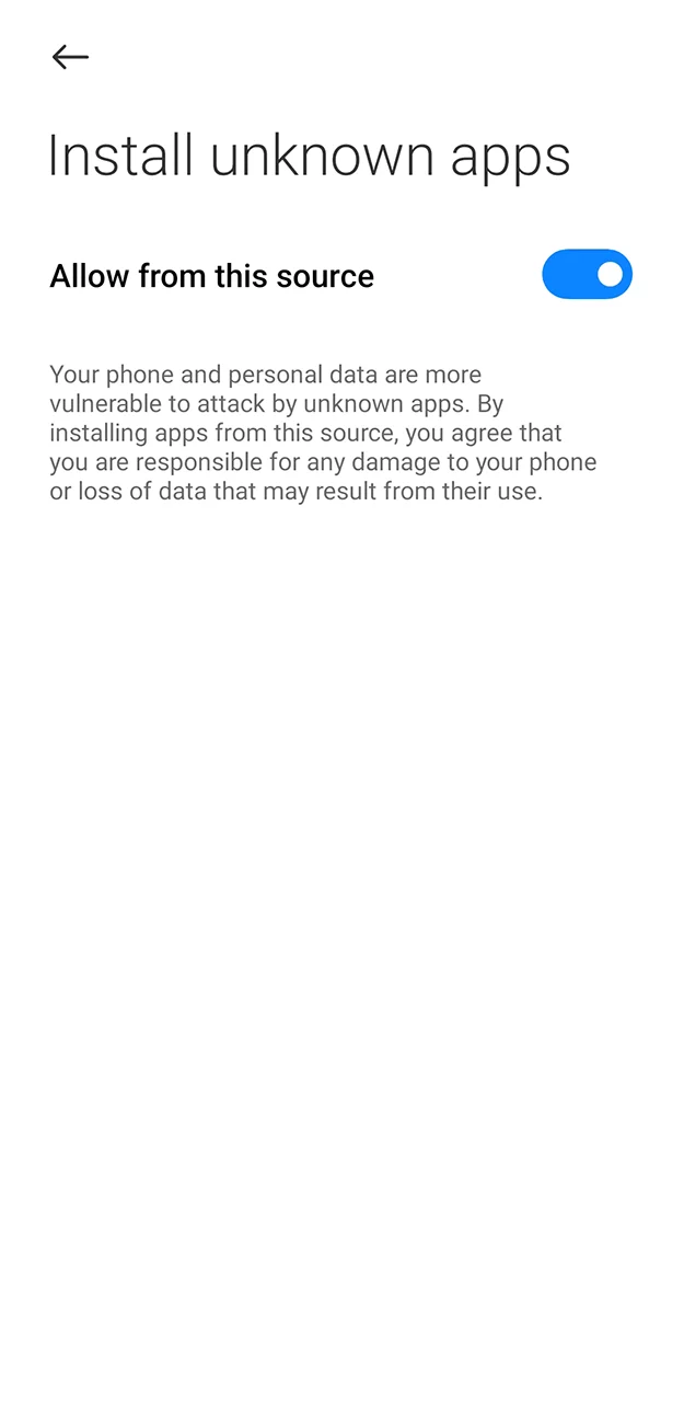 Prepare your device to install the Melbet app.