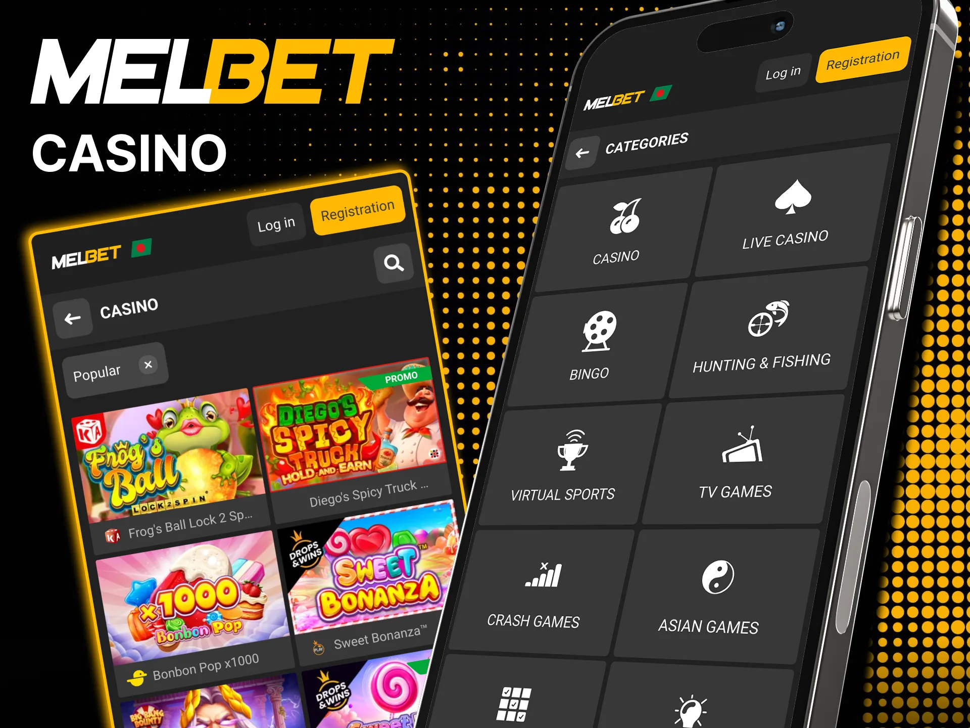 Over 5,000 casino games available in Melbet app.