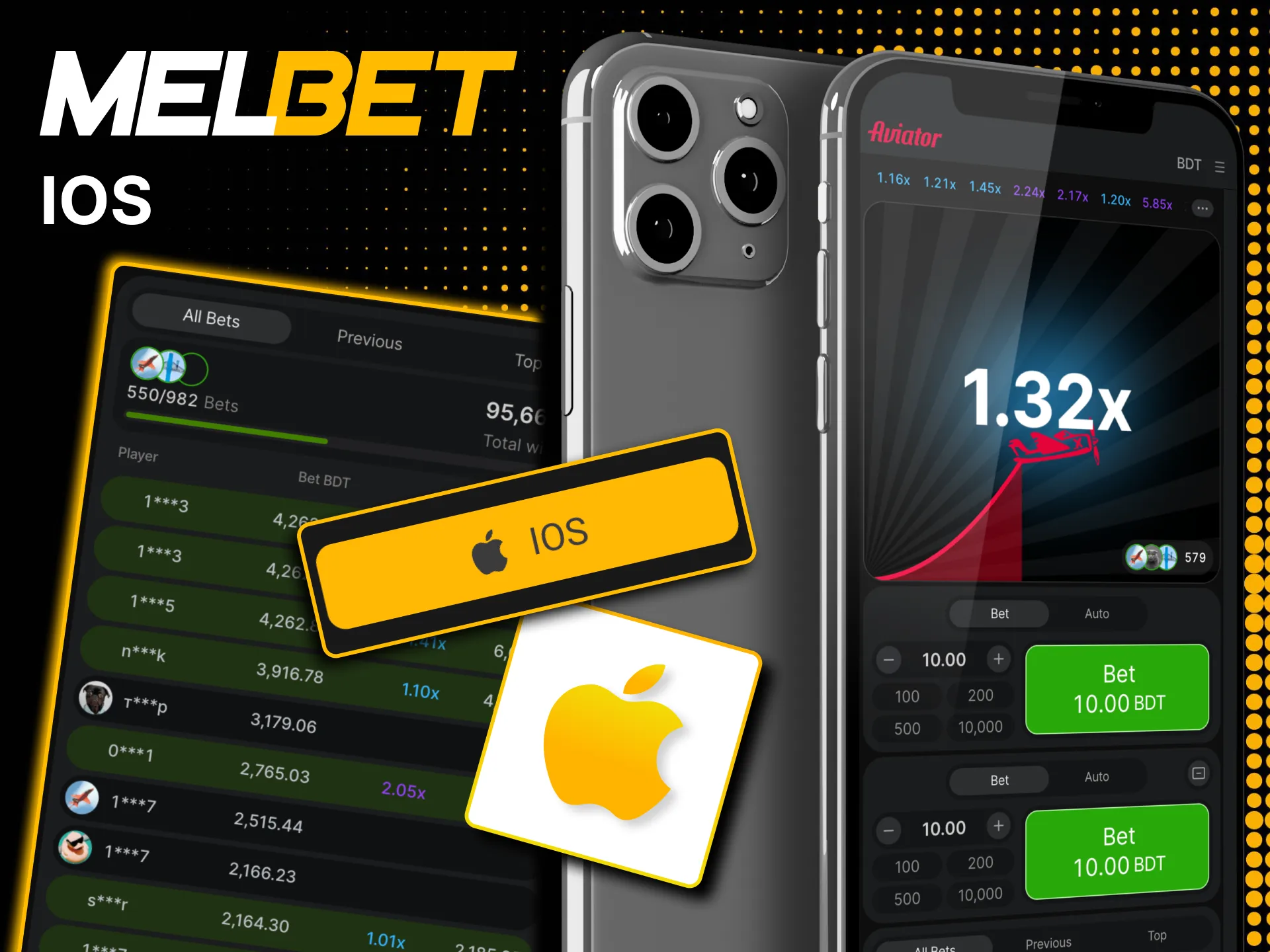 Download Melbet iOS configuration profile for Aviator access.
