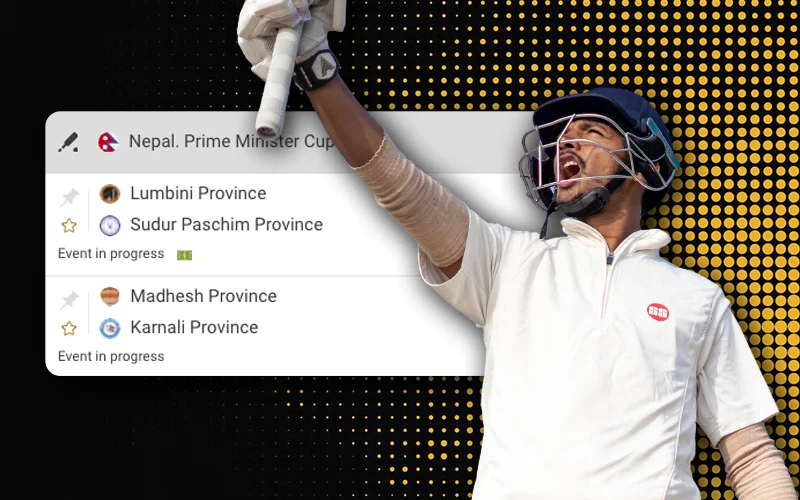 At Melbet, you’ll always find plenty of options for betting on cricket.