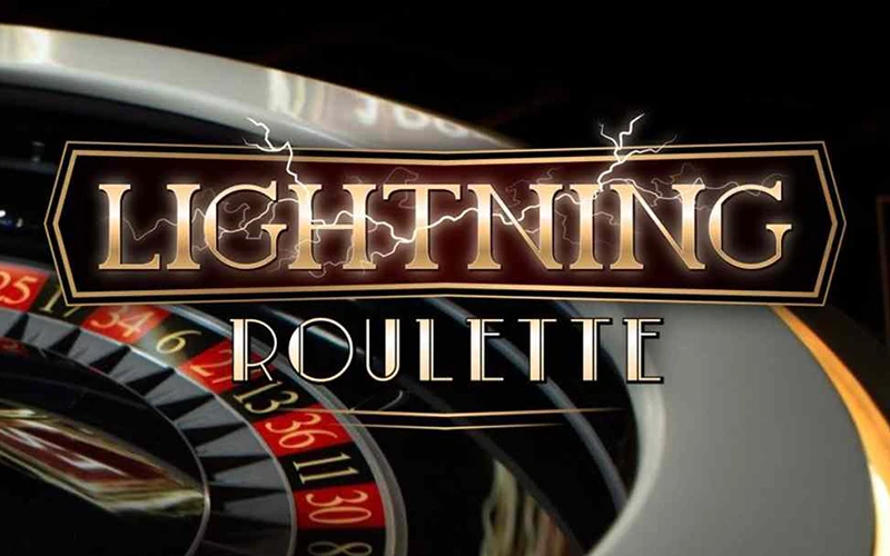 Bet on black in Lightning Roulette at Melbet Casino.