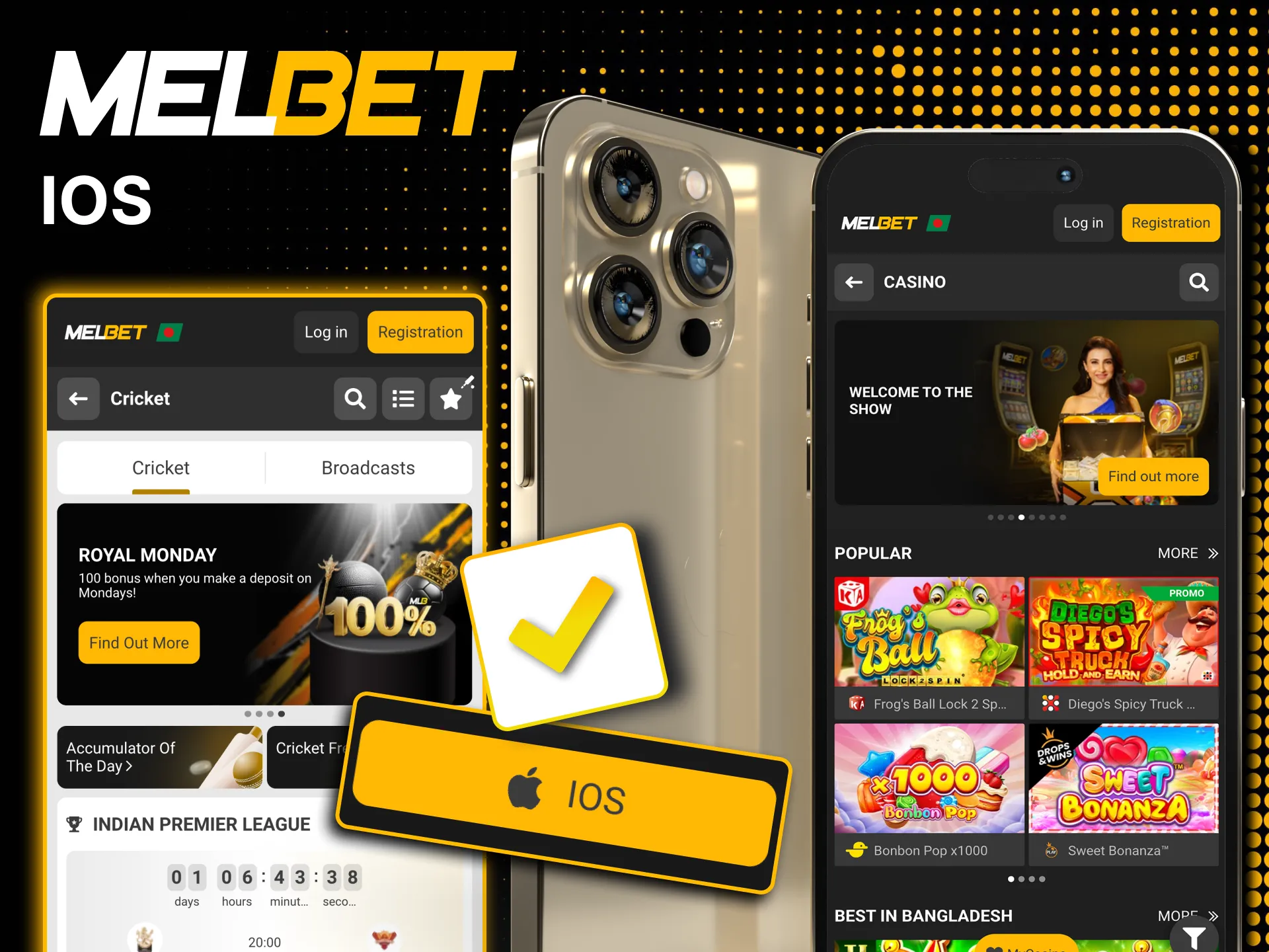 Quick Melbet iOS setup for betting and casino play.