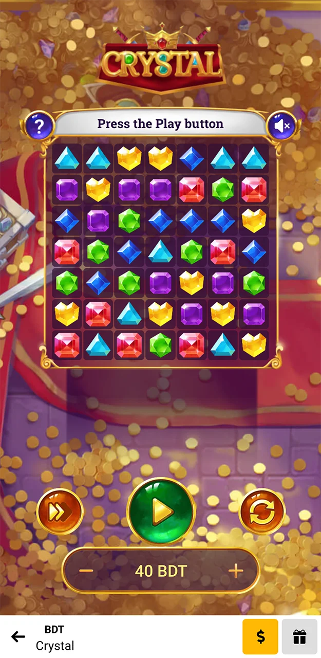 Launch your favourite game on the Melbet website.